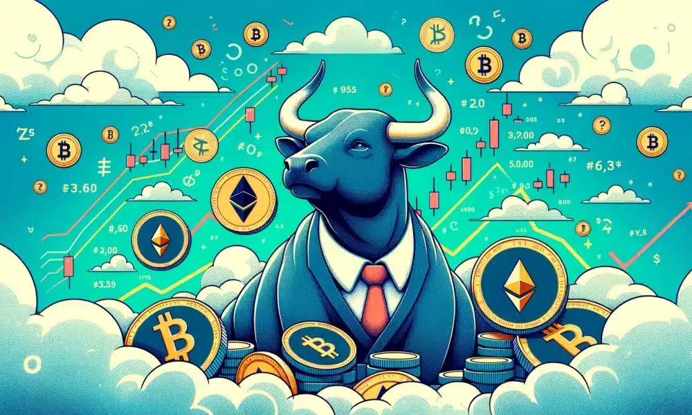 DALL·E 2024 02 29 16.05.20 Design a featured image for the article titled Ethereum Should Bulls Be Worried incorporating the hex color code FBECE0. The image should subtly