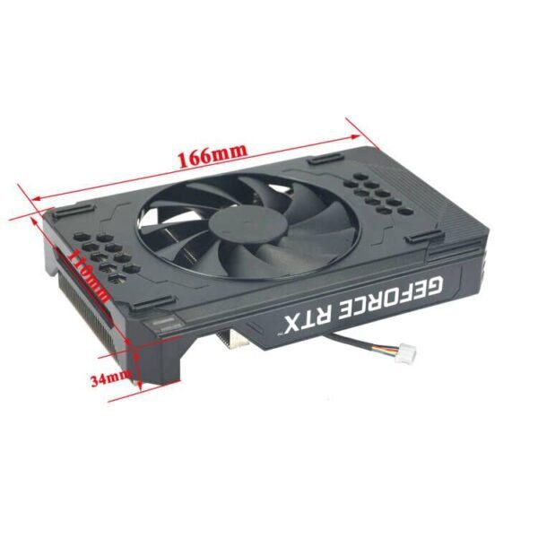 inRobert DIY ITX RTX3060 Ti Heatsink wtih Fan for RTX A4000 Mining Graphics Card - Image 2