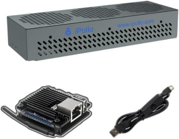 Bitcoinmerch.com IPOLLO X1 + Orange Pi and International Power Supply 300Mh ETC ETH 240w