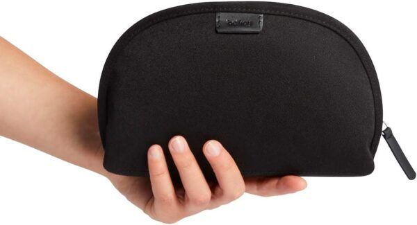 Bellroy Classic Pouch (EDC Zipper Travel Pouch, Water-Resistant Woven Fabric, Holds Pencils, Pens, Tech & Personal Items, Internal Mesh Pockets) - Melbourne Black - Image 5