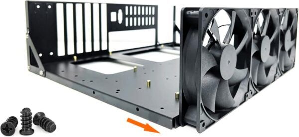 Mining Frame Open Chassis Frame Thickened Motherboard Bracket Fixing Frame Mining Rig Case Frame Computer Cases Miner Rig Case - Image 4