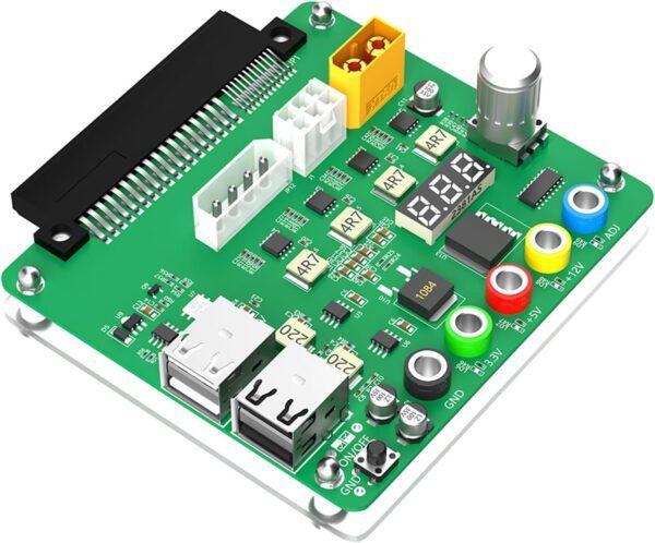 Power Supply Breakout Board Graphics Card 64pin to 12 6pin Adapter Board PSU Board for Mining Bitcoin Miner