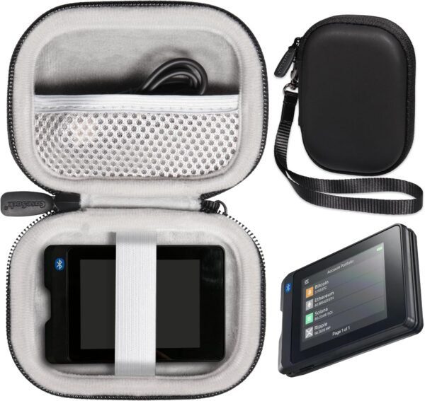 CaseSack Bitcoin Case for SecuX W20 Crypto Wallet with Intuitive Touchscreen, Hardware Wallet with Bluetooth