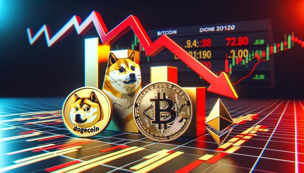 Dogecoin dives