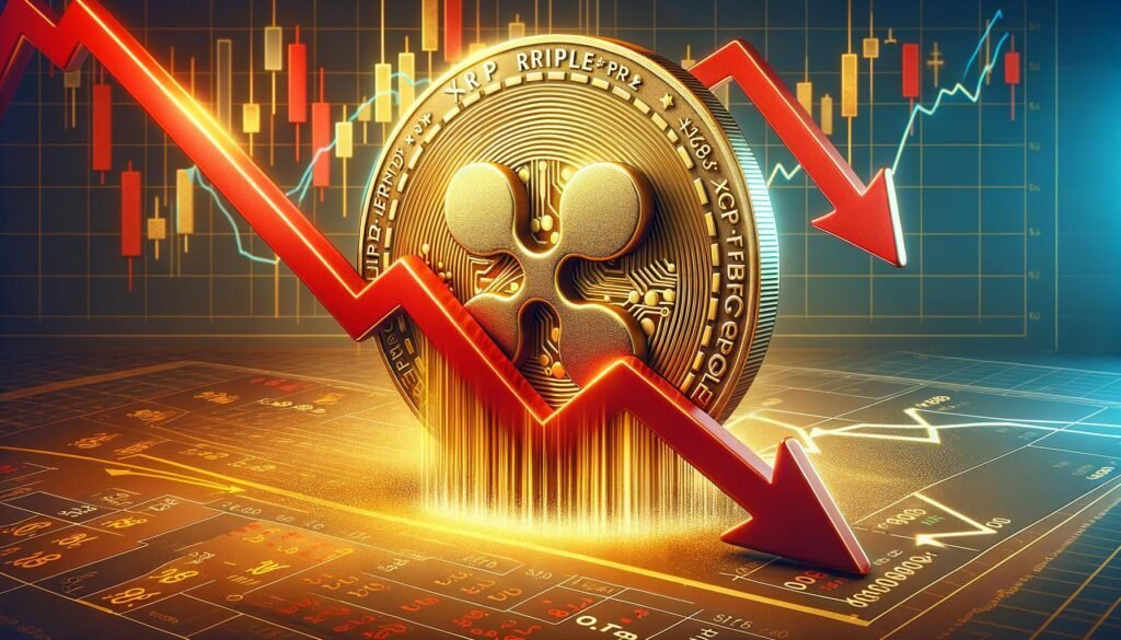 XRP dives