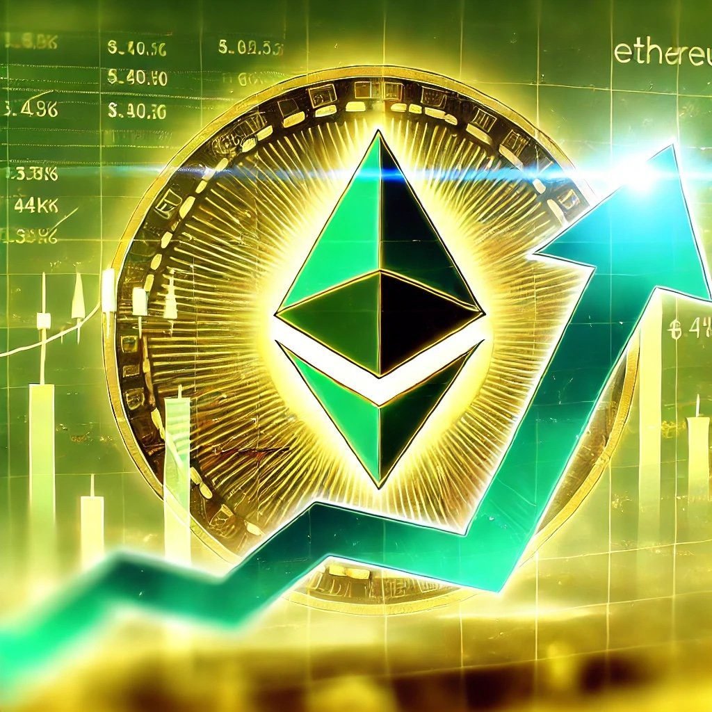 DALL·E 2024 09 12 16.45.38 A digital illustration depicting Ethereum potentially reaching 4K again a