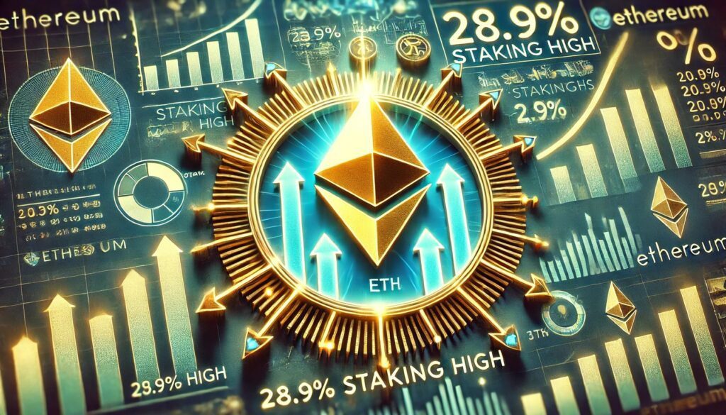 DALL·E 2024 10 08 05.42.05 A financial themed image highlighting Ethereums ETH fundamentals and upsi