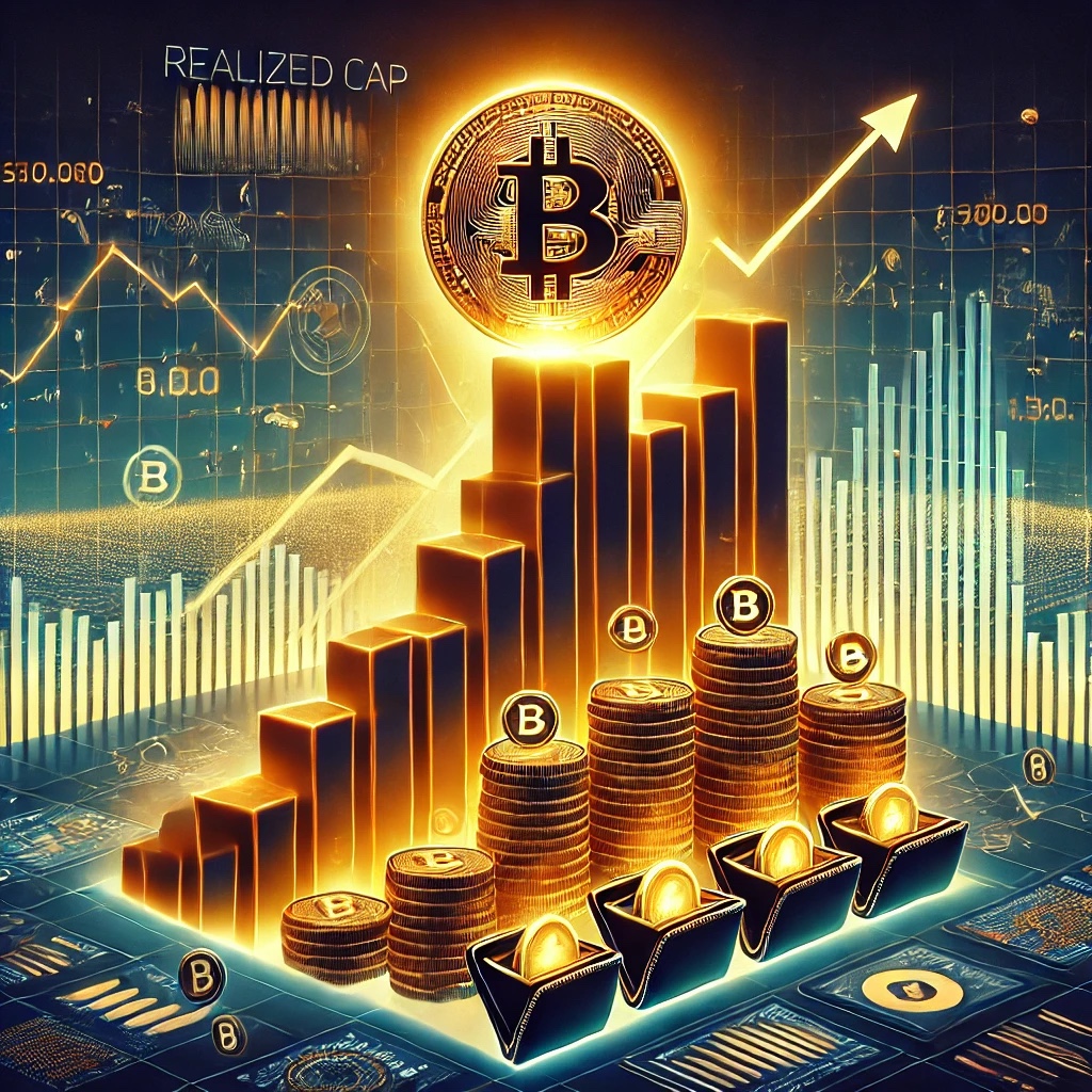 DALL·E 2025 05 07 16.36.31 A symbolic and data driven digital illustration representing Bitcoins rea