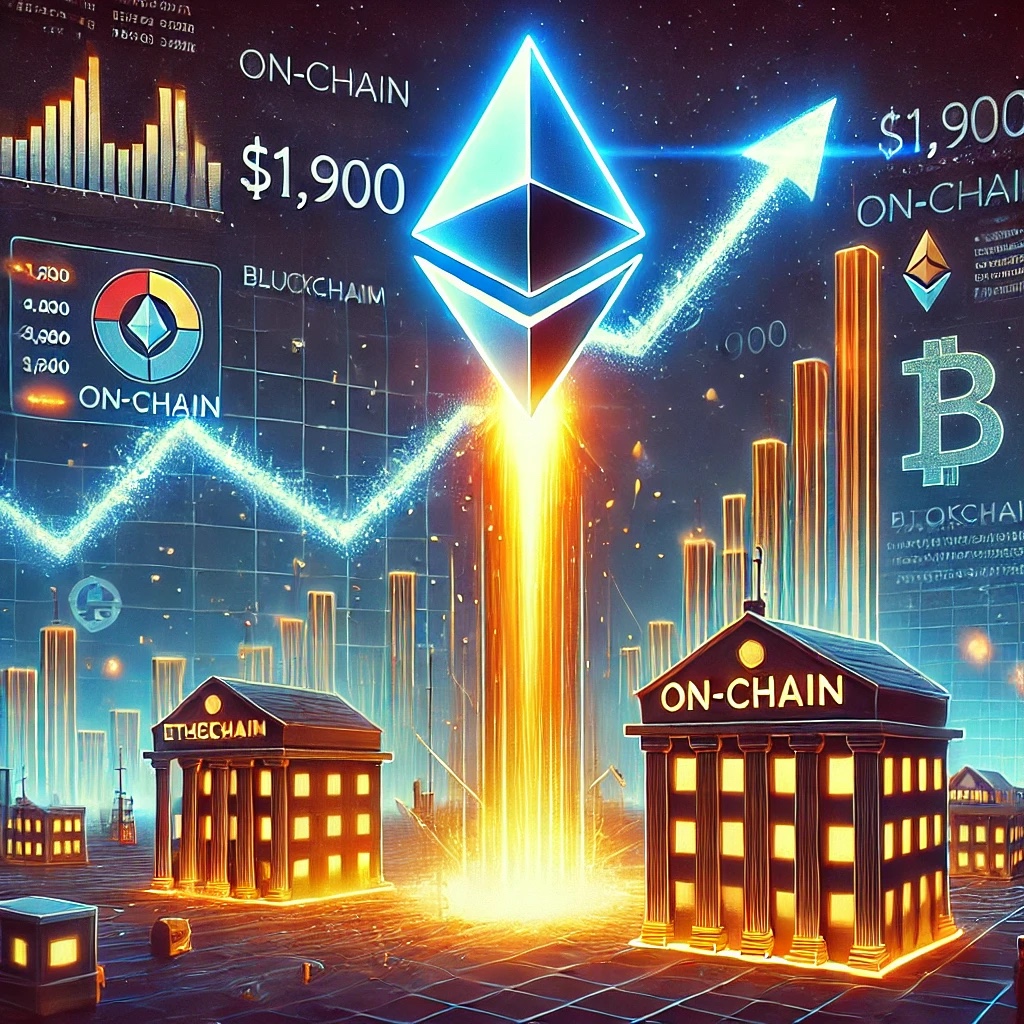 DALL·E 2025 05 08 15.49.45 A symbolic and dynamic digital illustration showing Ethereum surging past