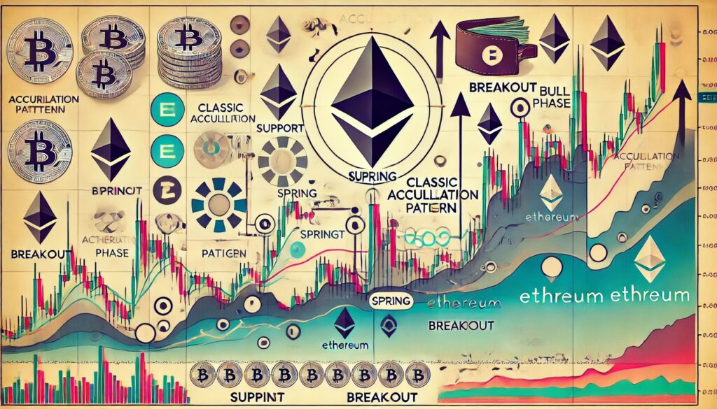DALL·E 2025 05 10 23.58.14 A financial themed image showing Ethereum ETH forming a classic Wyckoff a
