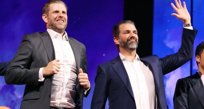 ‘Whales’, JD Vance and the Trump sons ‘Whales’, JD Vance and the Trump sons