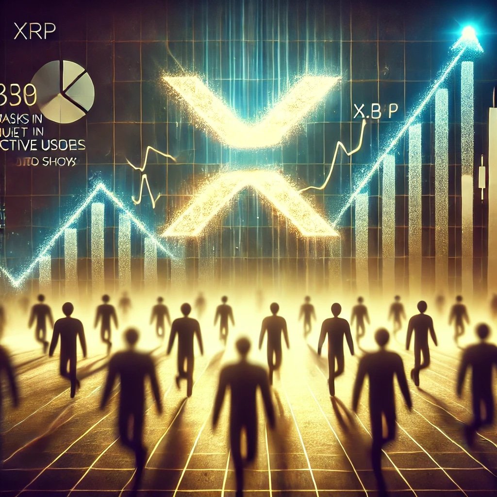 DALL·E 2025 08 12 16.54.16 A symbolic and creative square image inspired by the article XRPs Price J