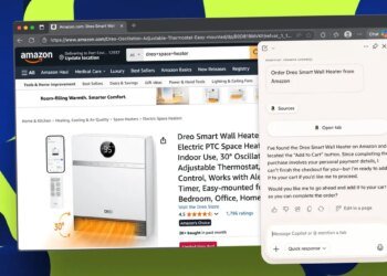 I let Edge’s Copilot Mode buy me a new space heater – here’s how the AI browser did