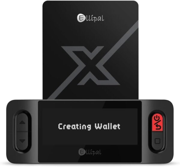 ELLIPAL X Card – Air Gapped Crypto Cold Wallet with Starter Accessory Kit,Secure Offline Storage for Bitcoin, Ethereum,NFTs & 10,000+ Tokens