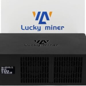 Bitcoins Miner Lucky Miner Lotto Mining Device 3.5TH/S-4.2TH/S 2.4G WiFi SHA-256 Asic Chip BM1366 Portable LV08 Micro Silent Cryptocurrency Home Use BTC Miner Machine Solo Miner, Black