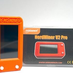 NerdMiner V2 T-Display S3-56KH/s 1W Bitcoin Solo Lottery Miner – Win 6.25 BTC – WiFi Connection, and USB-C Power for Efficient BTC Mining