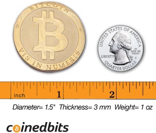 The Original Bitcoin Commemorative Collectors Coin - Image 4