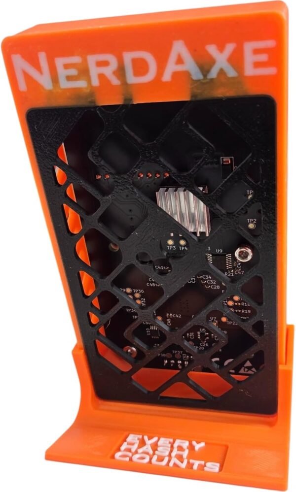 Nerdaxe Gamma Bitcoin ASIC Miner | 1.2 TH/s BM1370 Chip | 17W Energy-Efficient | Open-Source Design | WiFi Enabled | 1.9" Full-Color Display | Plug-and-Play Solo Miner - Image 4