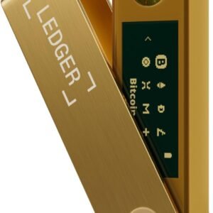Ledger Nano X – Secure and manage your crypto & NFTs on-the-go with our Bluetooth-enabled hardware wallet (Gold)