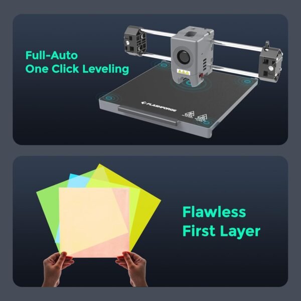 FLASHFORGE Adventurer 5M Pro 3D Printer with 1 Click Auto Printing System, 600mm/s High-Speed, Quick Detachable 280°C Nozzle, Core XY All-Metal Structure, Multi-Functional 220x220x220mm 3D Printer - Image 4