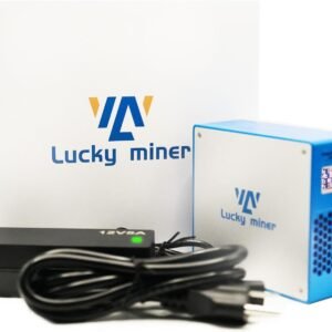 Generic BeLuckyMan Bitcoins Miner Machine Lotto Mining Device 1TH/S WiFi SHA-256 Asic Chip BM1366 Portable V7 Micro Silent Cryptocurrency Home Use, Blue