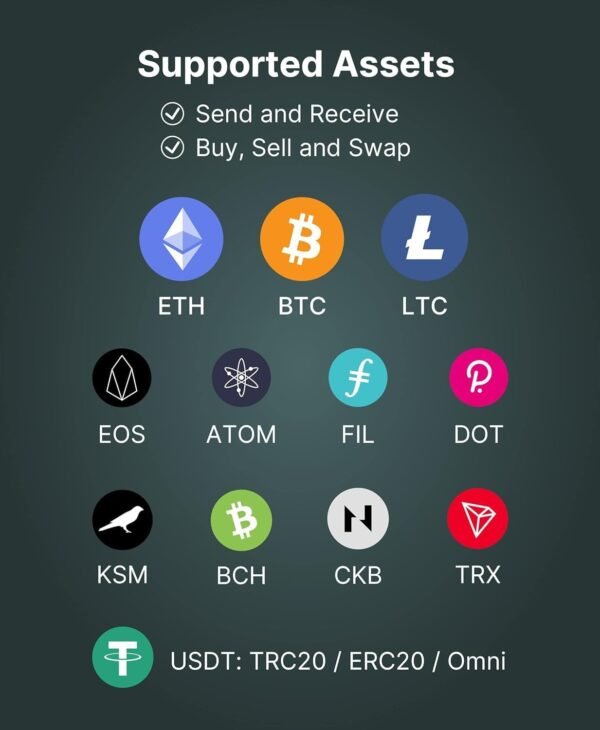 imKey imKey Pro Cryptocurrency Hardware Wallet, CC EAL 6+ Secure Level, Offline Operates, Multi-Secure, Safely Stores Your Crypto (Ethereum, Bitcoin, Litecoin and More), NFTs, Layer2, EVMa - Image 4