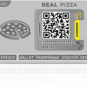 Ballet 2-Pack REAL Pizza – The Easiest Crypto Cold Storage – Nondescript Cryptocurrency Hardware Wallet for Bitcoin, Ethereum, XRP, Litecoin, and 200+ Other Cryptocurrencies