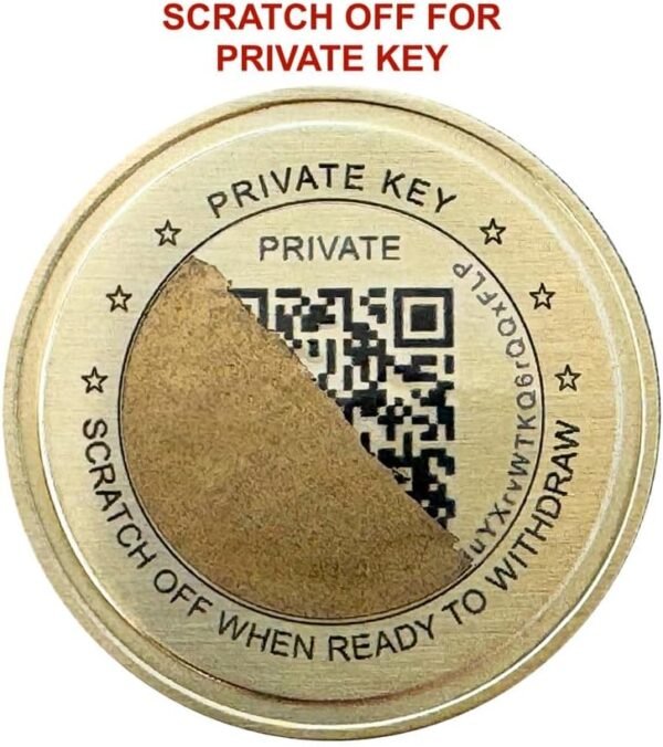 Brass Coin Bitcoin Cold Wallet Air-Gapped Offline Crypto Storage - Image 4