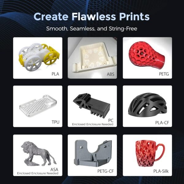 FLASHFORGE Adventurer 5M 3D Printer with Fully Auto Leveling, Max 600mm/s High Speed Printing, 280°C Direct Extruder with 3S Detachable Nozzle, CoreXY All Metal Structure, Print Size 220x220x220mm - Image 6