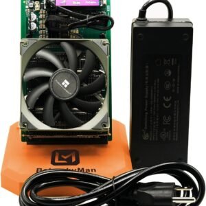Bitcoins Miner NerdQaxe++ 4.8TH/s ASIC Miner & Crypto Miner – Solo Miner for BTC, 2.4Gwifi Open-Source,SHA-256, Low Power 98W, Silent Home Mining with Bitaxe Technology (Orange)