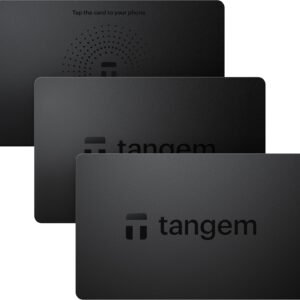 Wallet Pack of 3 – Secure Crypto Wallet – Trusted Cold Storage for Bitcoin, Ethereum, NFT’s & More Coins – 100% Offline Hardware