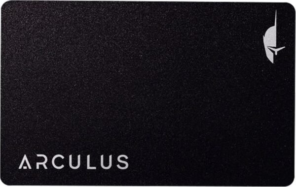 Arculus Crypto Cold Storage Wallet, Secure Bitcoin Wallet, Supports 95% of Cryptocurrency Market Cap, 3-Factor Authentication, Black