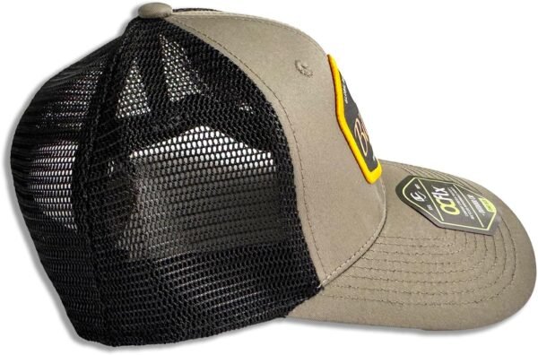 Bitcoin Adjustable Baseball Cap Green with Black Mesh Back with Sublimated Patch - Image 4