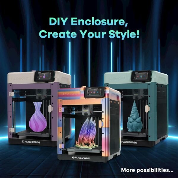 FLASHFORGE Adventurer 5M 3D Printer with Fully Auto Leveling, Max 600mm/s High Speed Printing, 280°C Direct Extruder with 3S Detachable Nozzle, CoreXY All Metal Structure, Print Size 220x220x220mm - Image 7