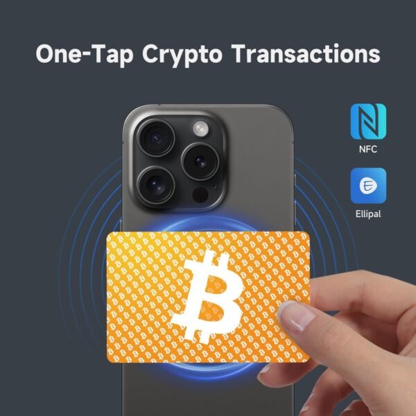 Ellipal X Card Bitcoin Custom Edition – Air Gapped Crypto Cold Wallet（ with Starter Accessory Kit） - Image 3
