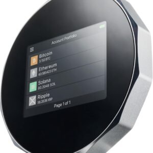 SecuX V20 Plus – Most Secure Crypto Hardware Wallet w/Bluetooth & NFT Support – Cross Platform – Easily Manage Your Bitcoin, Ethereum, BTC, ETH, SOL, LTC, Doge, BNB, XLM, ERC20, BSC and More (V20)