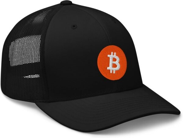 Bitcoin Hat - Crypto - Symbolize Your Allegiance - Trucker Cap - Gifts for him One Size, Black, Black, One Size