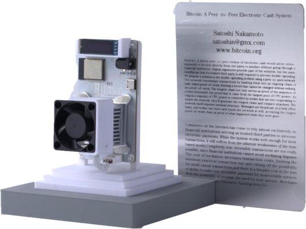 Bitaxe Gamma Miner 601 1.2T 18W BTC Bitcoin Miner Asic Crypto Open Source Quiet Home Mini Lottery Solo Miner with PSU Table Gadget - Image 2