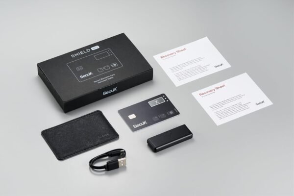 SecuX Shield Bio Crypto Hardware Wallet - Secure Biometric Authentication, Cold Storage Card for NFT, Bitcoin, Ethereum, Cardano, ERC20, BEP20, and More - Image 8