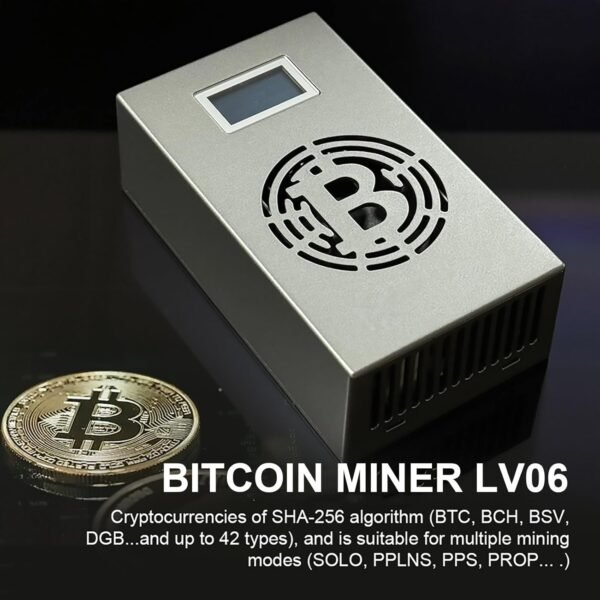 BeluckyMiner Bitcoins Miner Crypto Lottery Mining Machine BTC Asic Miner 2.4G WiFi SHA-256 500GH/S BM1366 Solo Miner Home Use Lotto Device - Image 3