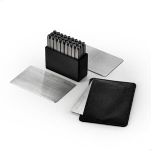 SecuX – XSEED Plus – Secure Bitcoin Wallet Crypto Seed Storage Steel Plates (Steel Punch Set Included) Compatible with SecuX, Ledger, Trezor Hardware Wallets