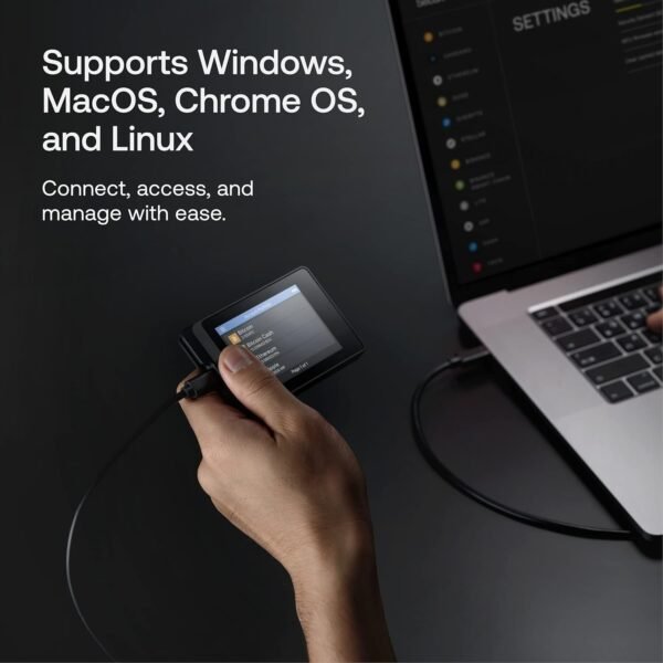 SecuX W10 Crypto-Asset Hardware Wallet - The Ideal Solution for Safely Storing Your Bitcoin, Ethereum, Ripple, Litecoin, Bitcoin Cash and More - Image 5