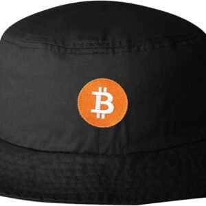 Go All Out Adult Bitcoin BTC Embroidered Cap Dad Hat