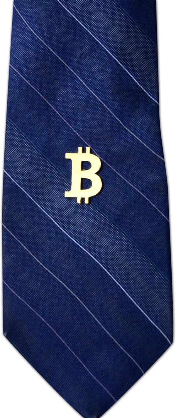Novel Merk Bitcoin, U.S. Dollar, & Other – Currency Lapel Pin, Hat Pin & Tie Tack Set - with Clutch Back - Image 3