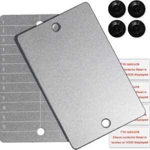 Steel Bitcoin Wallet Cryptocurrency Seed Storage Indestructible Cold Wallet Phrases Mnemonic Metal for Private Keys Supports up to 24 Words for Storing Bitcoin, Ethereum, ERC20 and More with