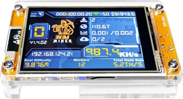 Heltec Bitcoin Miner NerdMiner V2 NMMiner ESP-WROOM-32 ESP32 Development Board 2.8 inch Smart Display Lucky Miner Hashrate Module 414KH/s Crypto Solo Lottery Miner - Image 2