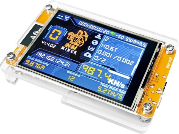 Heltec Bitcoin Miner NerdMiner V2 NMMiner ESP-WROOM-32 ESP32 Development Board 2.8 inch Smart Display Lucky Miner Hashrate Module 414KH/s Crypto Solo Lottery Miner - Image 3