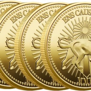 John Wick Continental Coin – 40MM Metal Souvenir, Gold-Plated Movie Prop Collectible