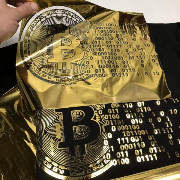 Golden Bitcoin T-Shirt for Crypto Currency Miners and Original Collectors Bitcoin Coin - Image 6