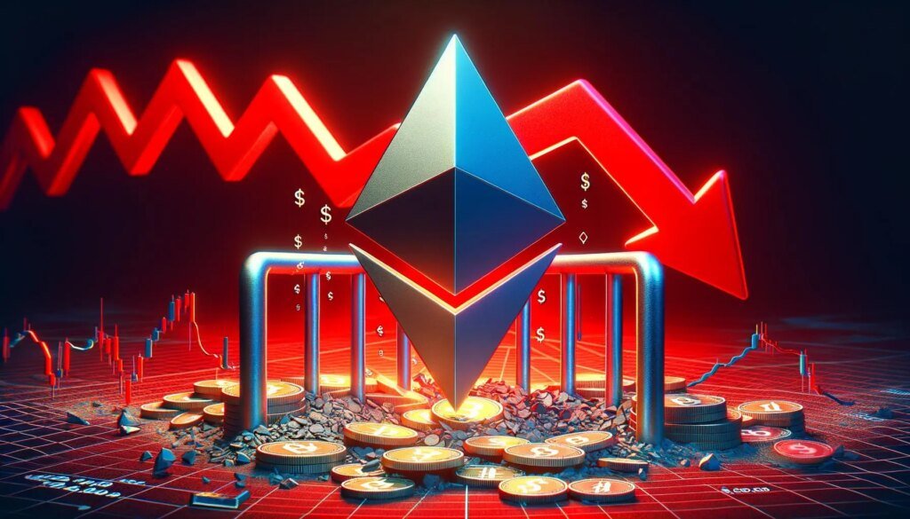 Ethereum Price Slides Below ,000 Support As Sellers Tighten Their Grip Ethereum Price Slides Below ,000 Support As Sellers Tighten Their Grip